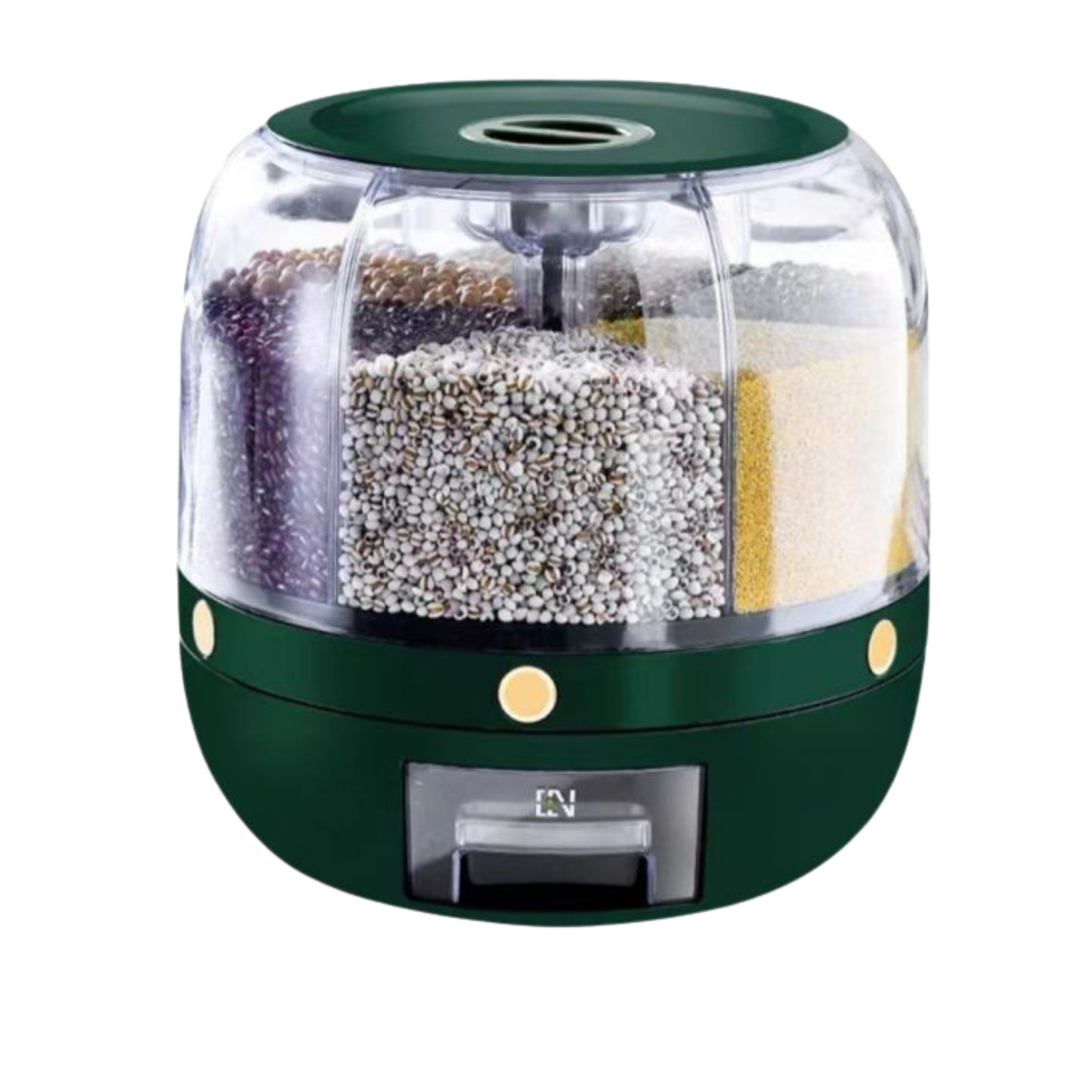 Rotating Rice Bucket For Home Use