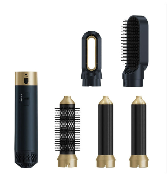 💕💨 GlamWave 5-in-1 Hot Air Styler – Dry, Curl, Straighten & Shine! ✨