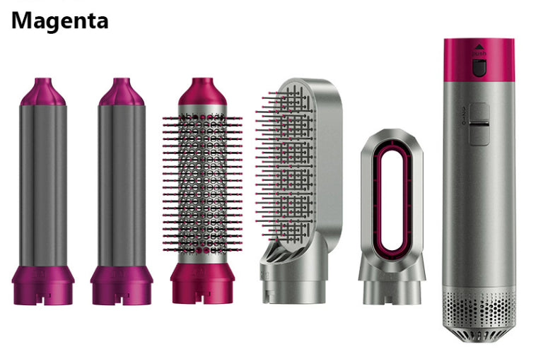 💕💨 GlamWave 5-in-1 Hot Air Styler – Dry, Curl, Straighten & Shine! ✨