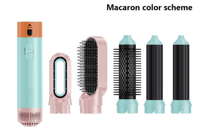 💕💨 GlamWave 5-in-1 Hot Air Styler – Dry, Curl, Straighten & Shine! ✨