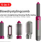 💕💨 GlamWave 5-in-1 Hot Air Styler – Dry, Curl, Straighten & Shine! ✨